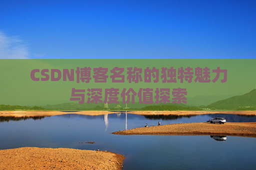 CSDN博客名称的独特魅力与深度价值探索